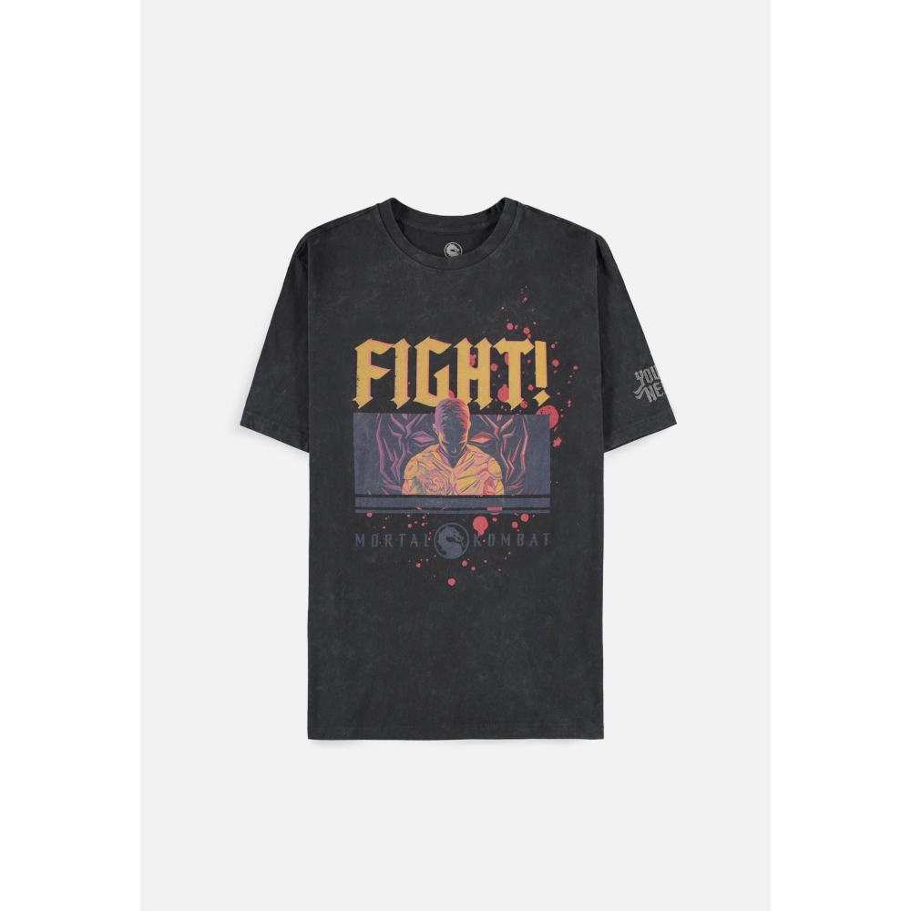 Mortal Kombat - Fight! Herren TShirt - Grau